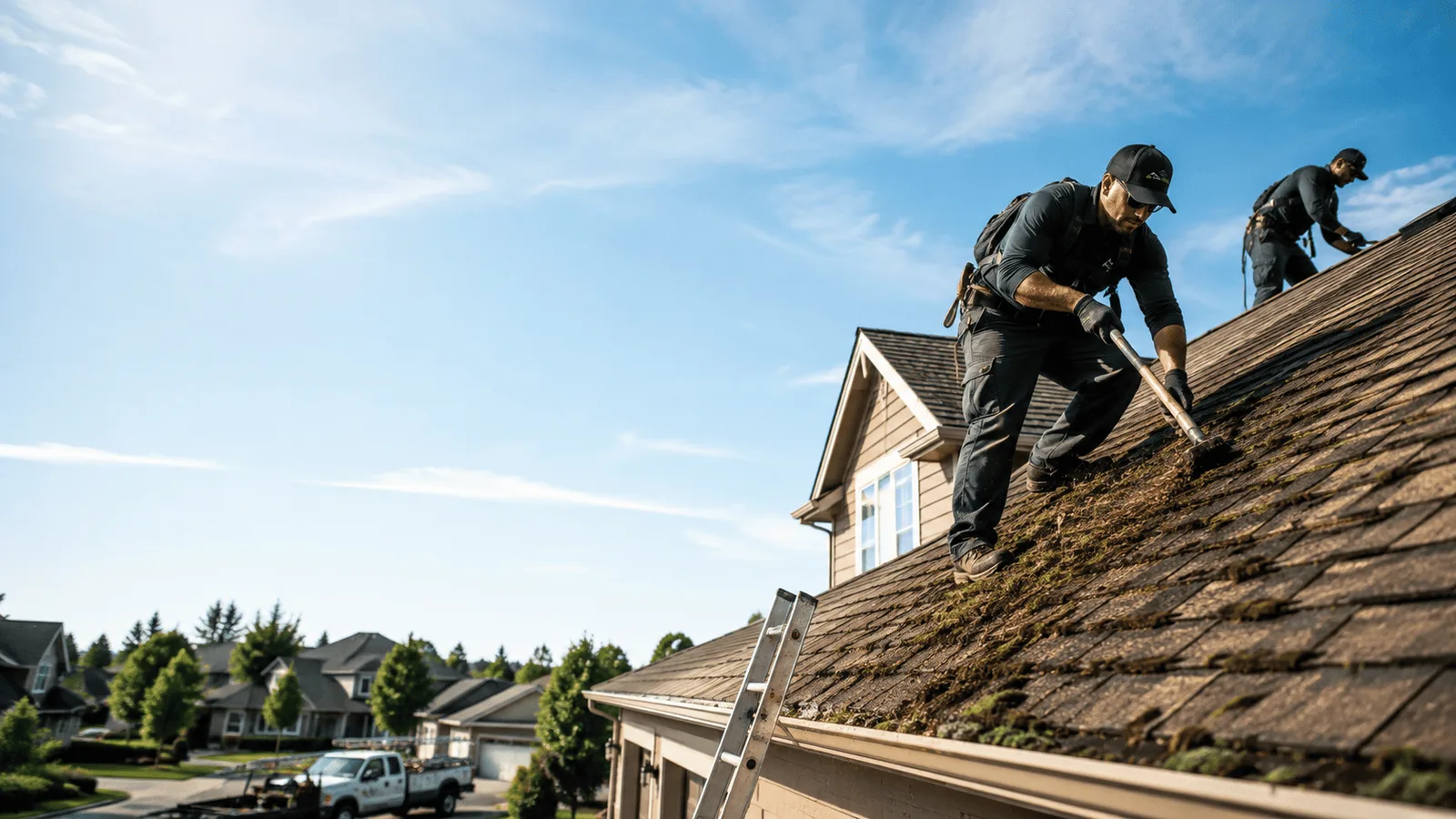 Roof Moss Removal in Prospect, CT near me